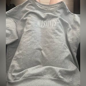 All Saints grey Crewneck
